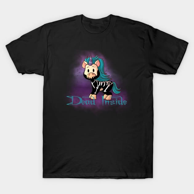 Knarf the Unicorn - Dead Inside T-Shirt by Wanderer Bat